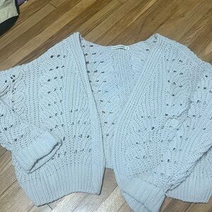 Knit cropped cardigan